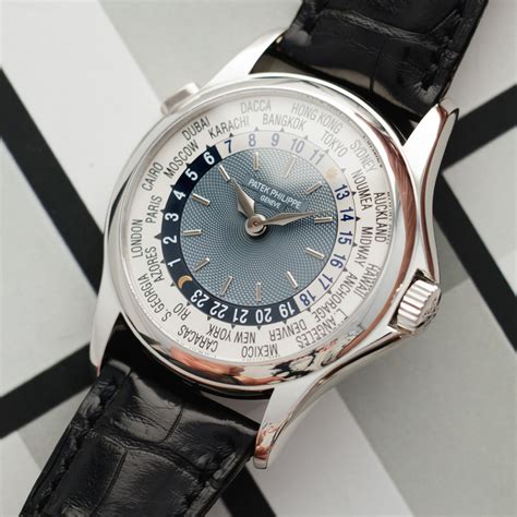 patek philippe world time watch|Patek Philippe platinum world time.